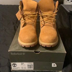 Timberland Premium 6in Waterproof Boots Wheat Nubuck size 10.5 (great condition)